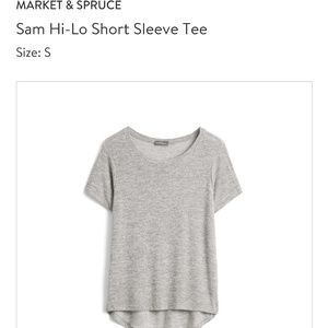 Market and Spruce Sam Hi-Lo Short Sleeve Tee
